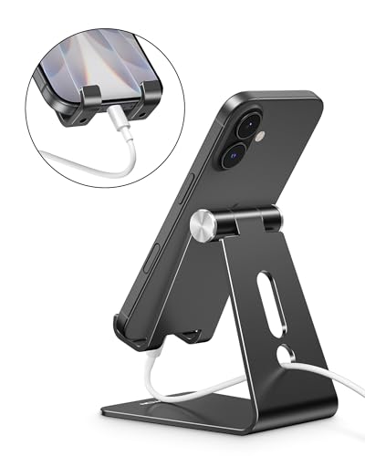 OMOTON C2 black stand on a desk