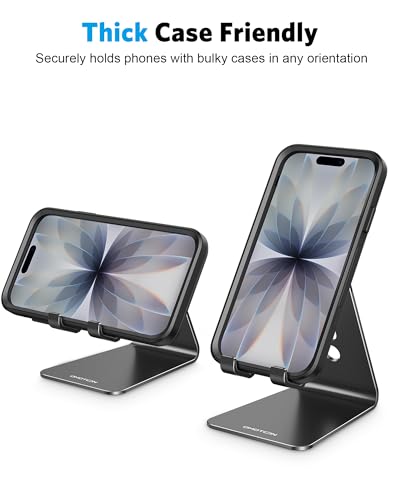 OMOTON C2 stand with thick case support