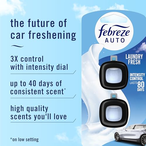 Febreze vent clip showing blue design