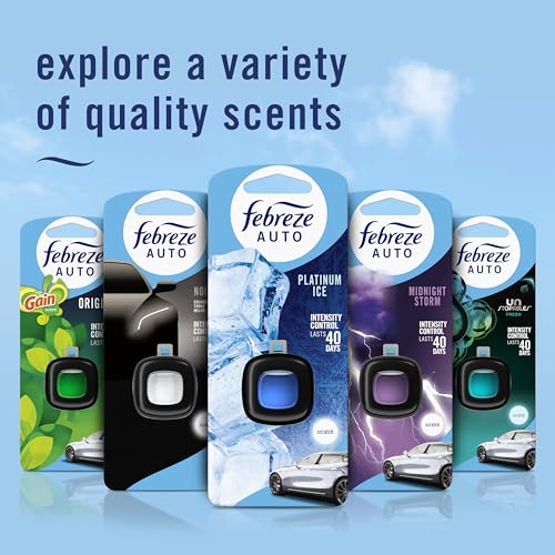 Febreze Car Air Freshener packaging details