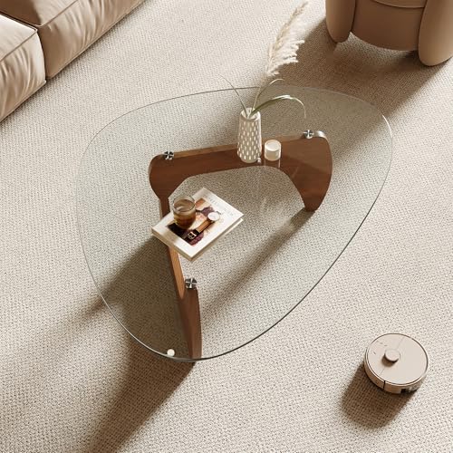 Top down perspective of coffee table