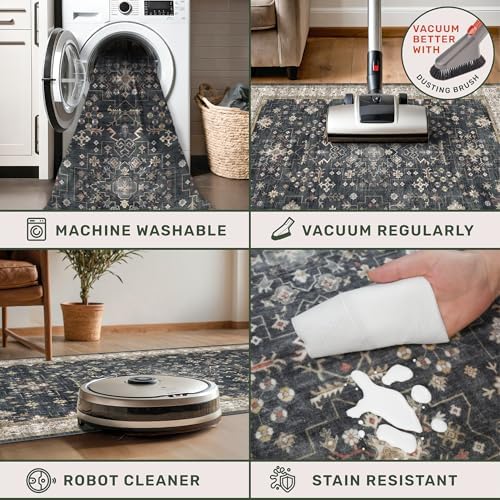 Hazo Haus 2x3 farmhouse entryway mat in setting