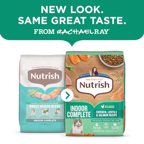 Nutrish Indoor Complete kibble texture close up