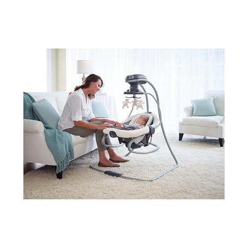 Graco DuetSoothe swing with mobile and toys