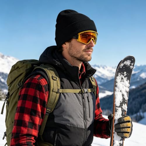 ZOORON winter beanie on model