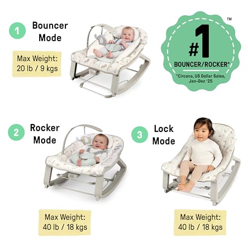 Ingenuity Keep Cozy rocker side profile
