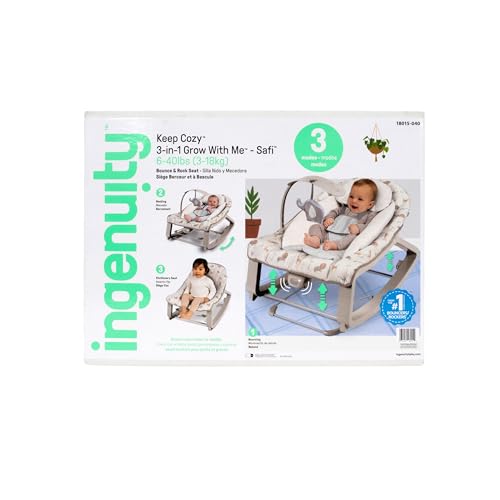 Ingenuity Keep Cozy bouncer stationary kickstand