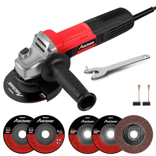 AVID POWER AAG589 angle grinder front view