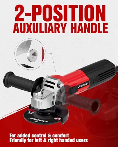 Side profile of 7.5-Amp power tool