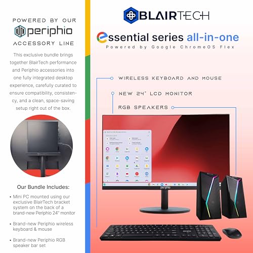 Rear view of BlairTech monitor mounting system