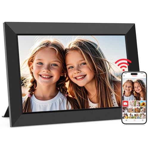 MaxAngel 10.1 Inch Frameo Digital Photo Frame front view