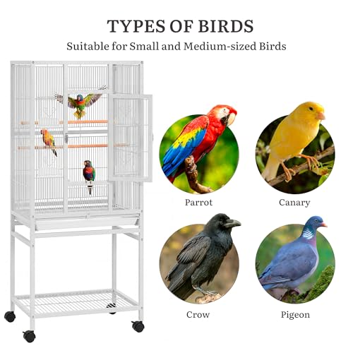 Storage rack at the base of YITAHOME cage