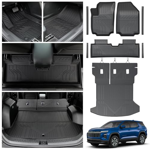 LUMWAY black floor mats for Chevy Equinox and GMC Terrain