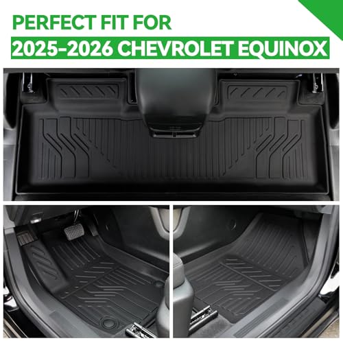 Full set of TPE floor mats with cargo liner
