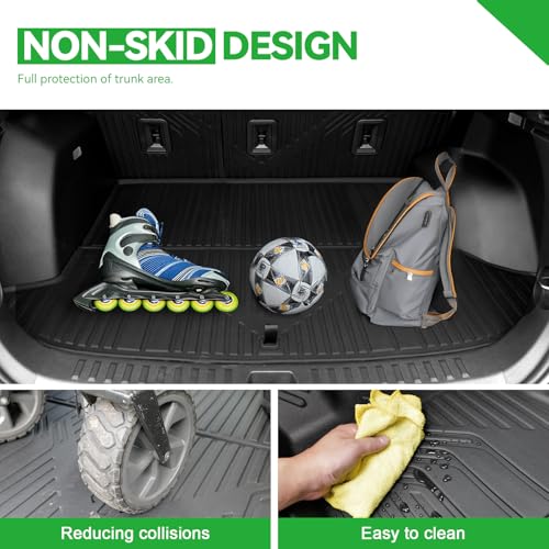 Durable TPE floor mat texture and design