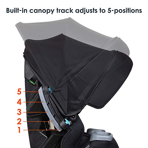 Baby Trend Cover Me adjustable canopy extended