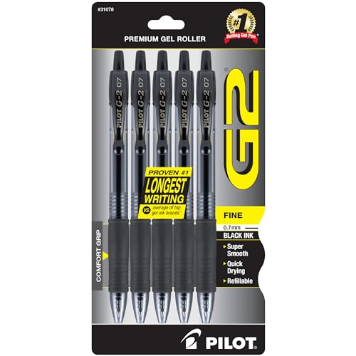 PILOT G2 Premium Gel Pens 5-pack