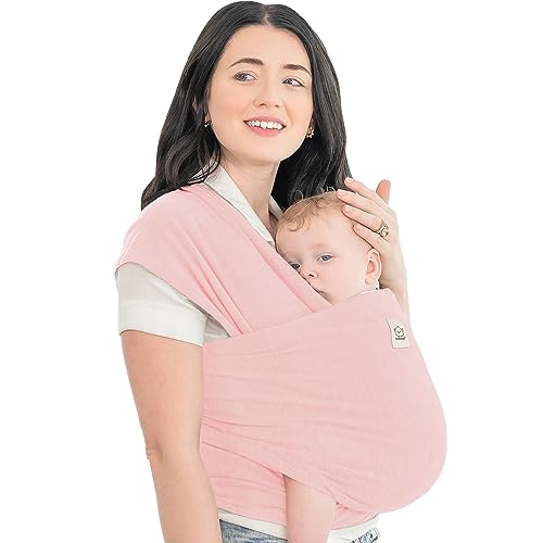 KeaBabies Baby Wrap Carrier Dusty Pink