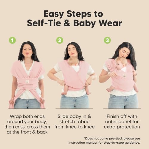 KeaBabies baby carrier ergonomic support back