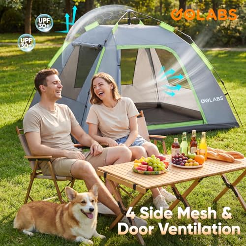 Interior view of GOLABS CT3 camping tent
