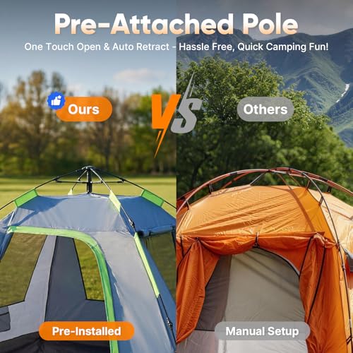 Mesh ventilation on GOLABS pop up tent