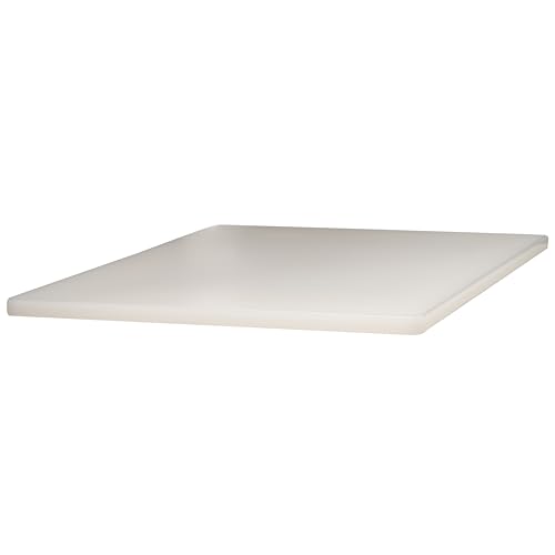 Winco 12 by 18 inch white cutting board