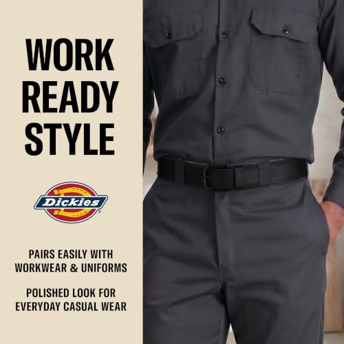 Embossed Dickies logo on leather strap