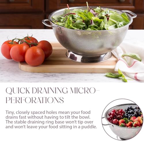 Polished finish of Bellemain food strainer