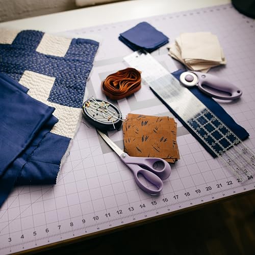 Large Fiskars craft mat on workstation