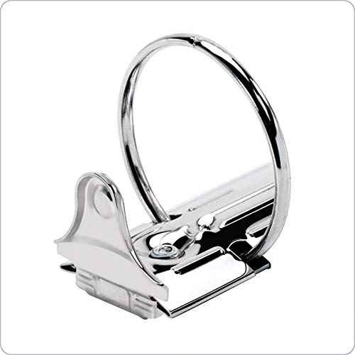 Cardinal 3 ring binder open view showing rings