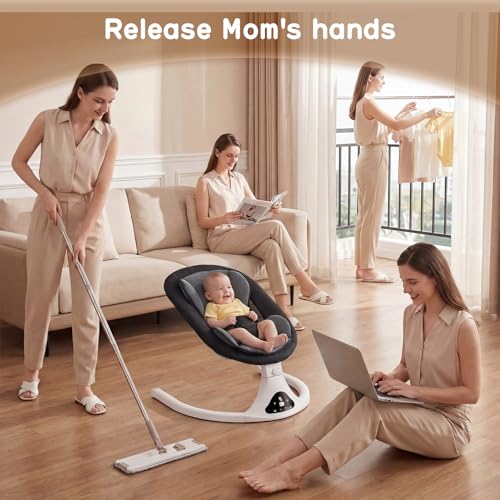 RIVIPLOU baby swing compact frame assembly