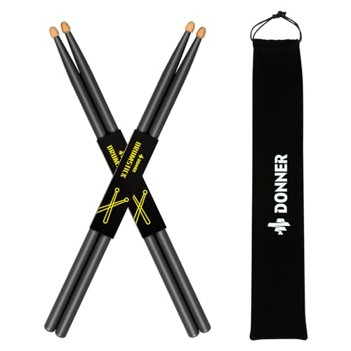 Donner 5A black maple drumsticks