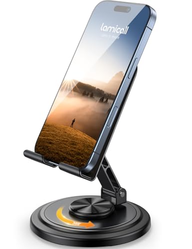 Lamicall 360° Rotation Cell Phone Stand front view