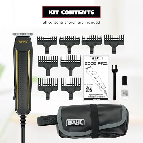 Eight individual Wahl attachment guide combs