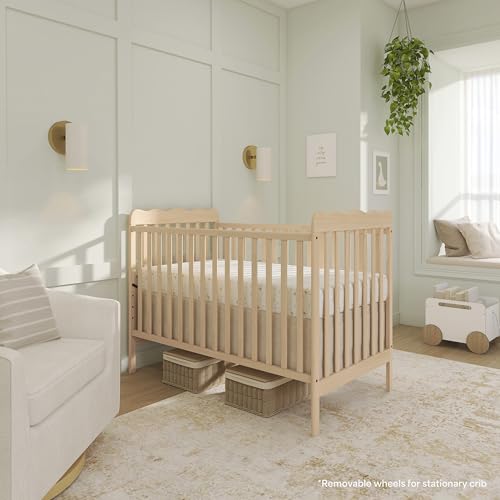 Dream On Me Carson crib shown as a toddler bed