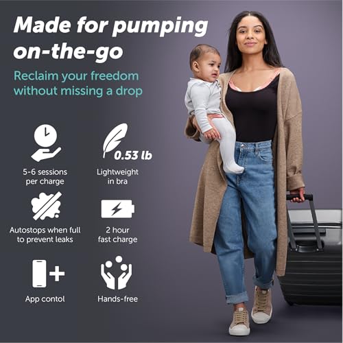 Elvie pump worn inside a bra