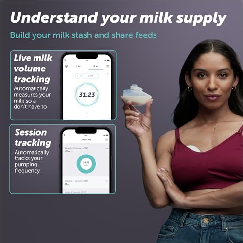 Smart app interface for Elvie pump