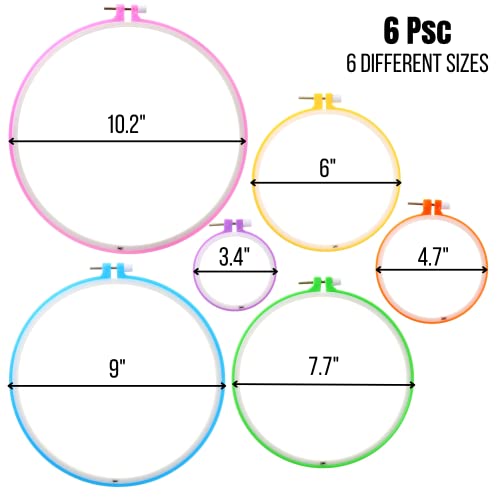Mr. Pen 10.2 inch pink embroidery hoop
