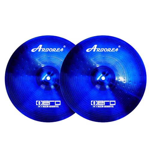 Arborea 16 inch crash cymbal in blue finish