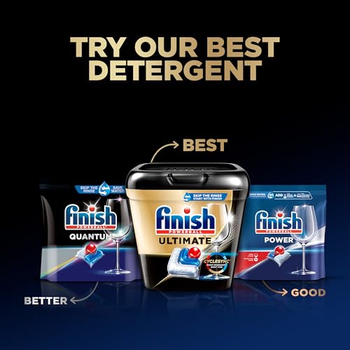 Instructional label on Finish 76 count container