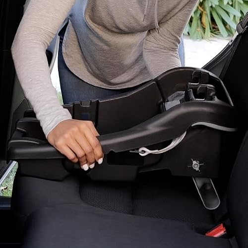Ultra Grey fabric texture on infant car seat