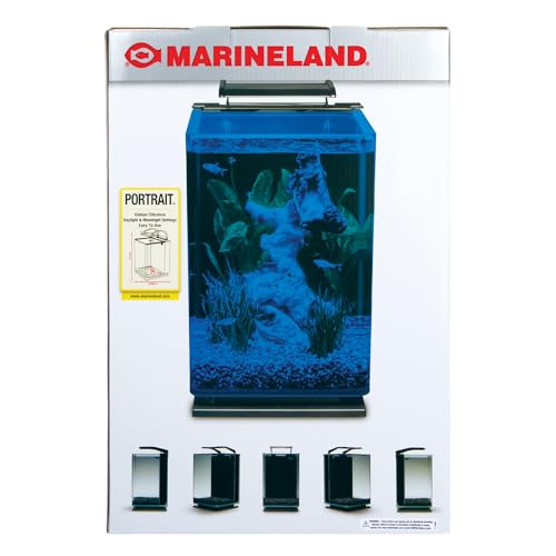 MarineLand Portrait aquarium hidden filtration area
