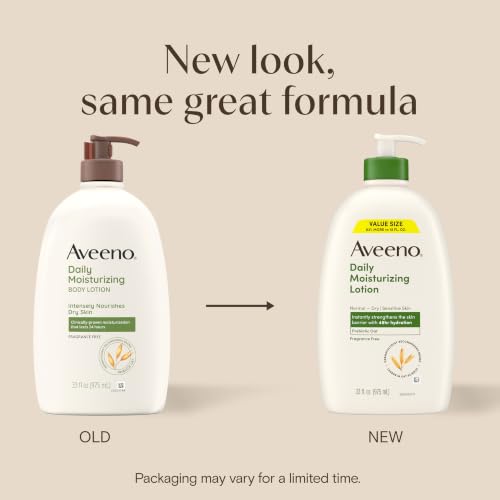 Front label of Aveeno Daily Moisturizing Body Lotion