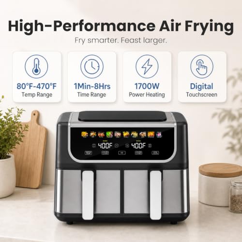 Control panel for OLIXIS 10-in-1 air fryer