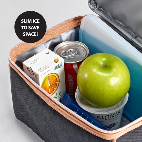 Multi color slim ice packs for insulated coolers