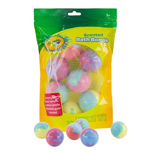 Taste Beauty Crayola Scented Bath Bombs 7 count package