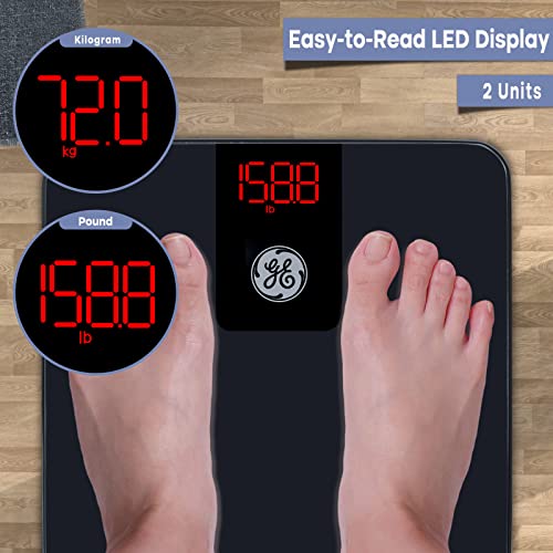 Top view of GE Fit Prime scale platform