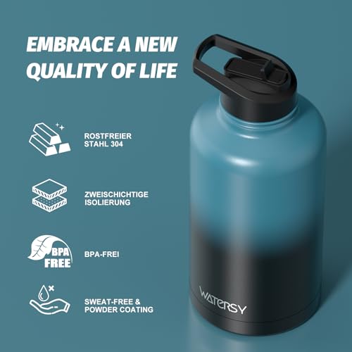 WATERSY insulated jug vacuum insulation diagram