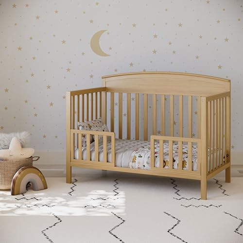 Graco Benton crib driftwood wood grain detail