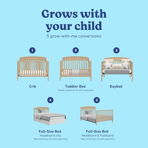 Graco Benton crib converted to toddler bed